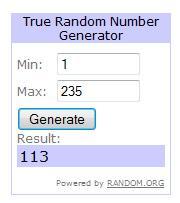 And the Winner is...