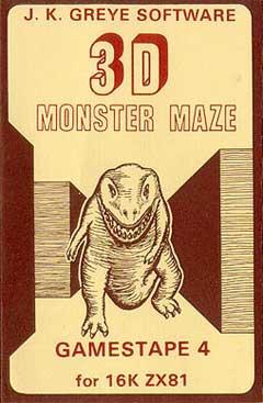 3DMonsterMaze.JKGS .tape cover Das Labyrinth