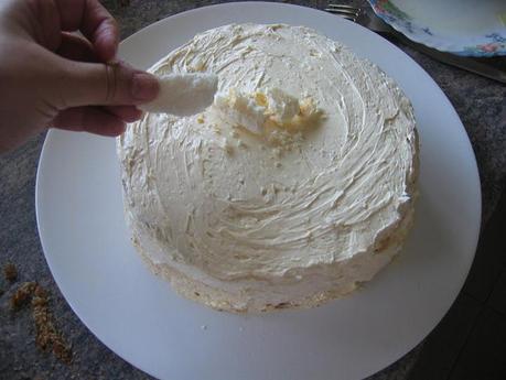 Postre chaja de merengue y chantilly