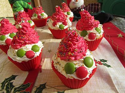 CUPCAKES PAPÁ NOEL