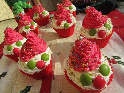 CUPCAKES PAPÁ NOEL