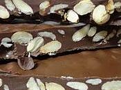 Turrón chocolate almendras