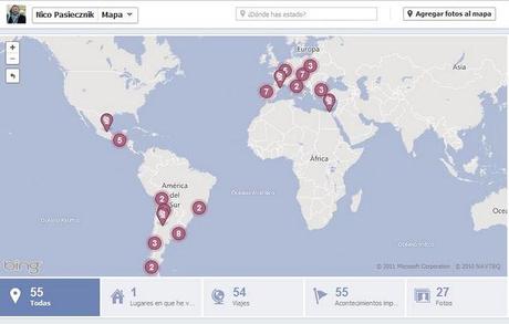 Facebook Maps una nueva aplicación para viajeros
