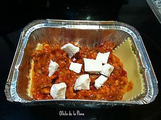 LASAGNA DE POLLO, SETAS Y QUESO DE CABRA LASAGNA DE POLLO, SETAS Y QUESO DE CABRA