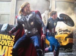 Chris Hemsworth habla de los roces entre Thor y el Capi en Los Vengadores
