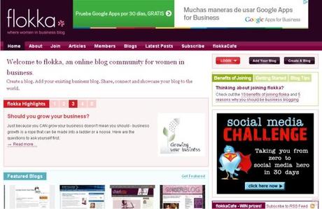 Mujeres 2.0 lideres con blogs de negocios online