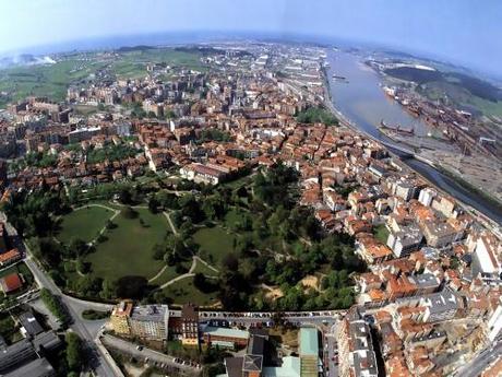 Avilés_aérea Desarrollo urbano de Avilés (Asturias)