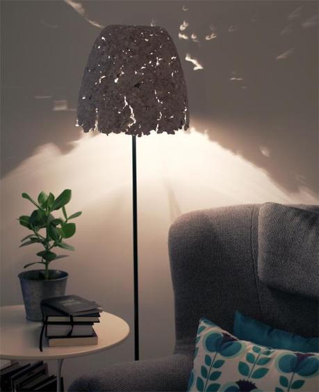 Cómo se hace una lámpara con papel de revista