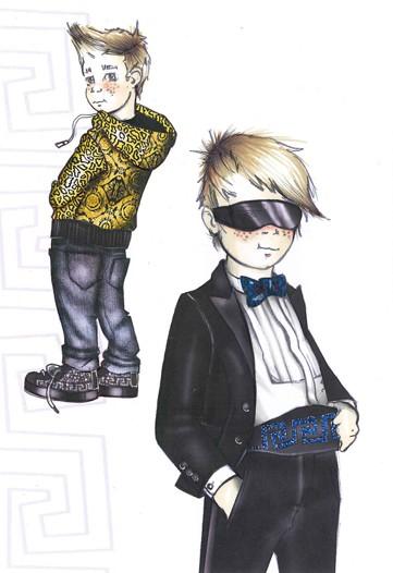 LOS NIÑOS YA PUEDEN VESTIRSE DE ''VERSACE''