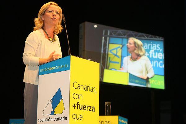 Ana Oramas (Coalición Canaria) hace valoración del discurso de investidura de Rajoy.