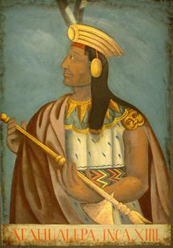 El rescate de Atahualpa, pagado con Oro
