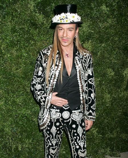 'Pearly King' at the fifth anniversary of the CFDA/Vogue Fashion Fund in New York