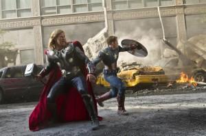 Cine-Los Vengadores: Iron Man, Capitán América y Thor en imágenes
