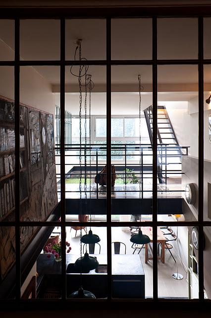 Un loft de estética neoyorquina en París