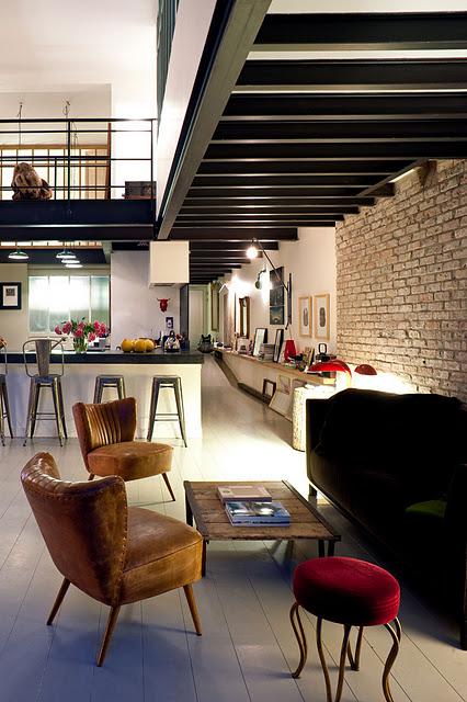 Un loft de estética neoyorquina en París
