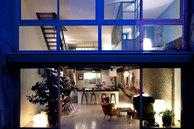Un loft de estética neoyorquina en París
