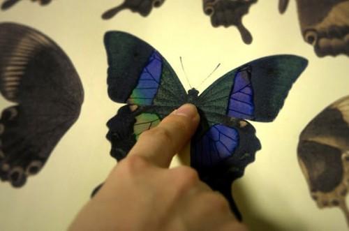 Papel pintado convertido en Pantalla Táctil