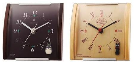 Relojes de mesa de Totoro y Jiji Relojes de mesa de Totoro y Jiji