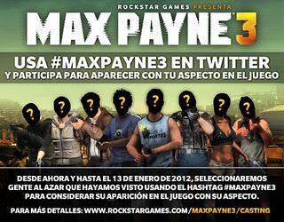 ¿Quieres aparecer en Max Payne 3?