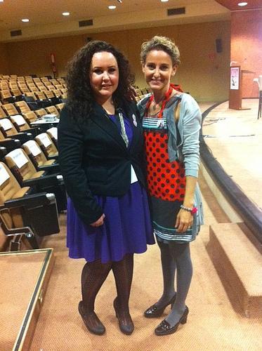 con la Maquilladora Azucena Morales