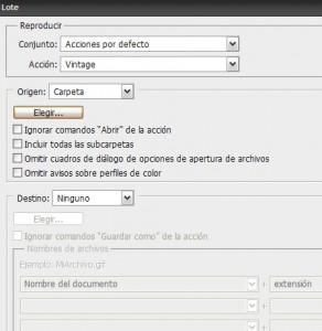 Redimensionar imagenes por lote con Photoshop