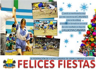 FELIZ NAVIDAD 2011 FEDERACION GRAN CANARIA LUCHA CANARIA