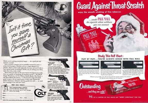 Publicidad navideña en los '50