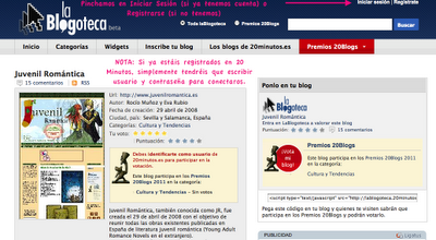 JR participa en los Premios 20 Blogs, un minitutorial por si queréis votarnos ;) JR participa en los Premios 20 Blogs, un minitutorial por si queréis votarnos ;)