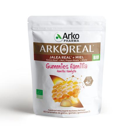 Las nuevas Arkoreal® Gummies Familia contienen jalea real para reforzar el sistema inmunitario