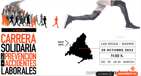 La Comunidad Nalanda organiza la 3ª Carrera por la Prevención de Accidentes Laborales