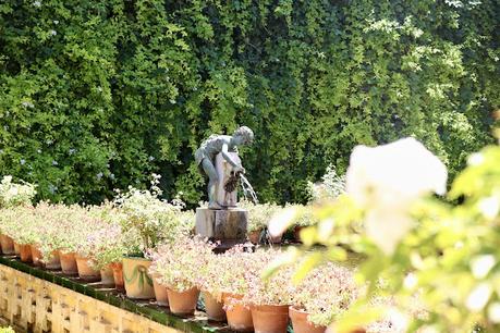 La Casa de Pilatos (19): El Jardín Chico y el Surtidor de Baco.