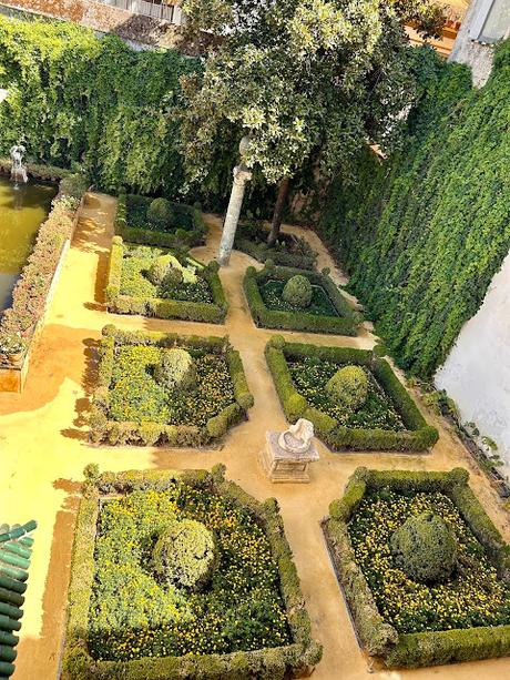 La Casa de Pilatos (19): El Jardín Chico y el Surtidor de Baco.