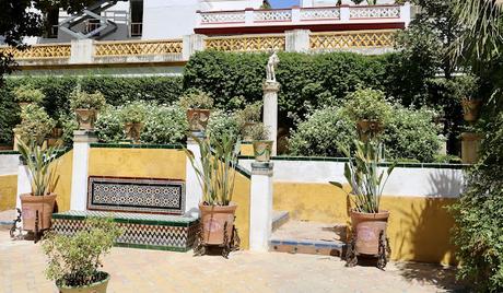 La Casa de Pilatos (19): El Jardín Chico y el Surtidor de Baco.