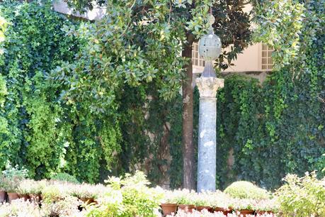 La Casa de Pilatos (19): El Jardín Chico y el Surtidor de Baco.