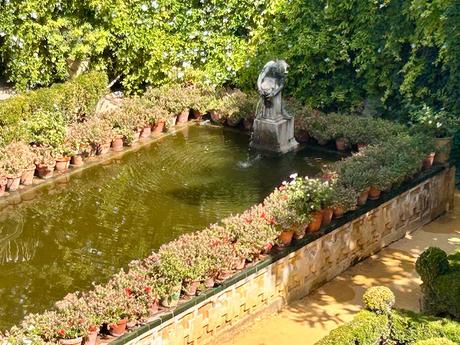 La Casa de Pilatos (19): El Jardín Chico y el Surtidor de Baco.