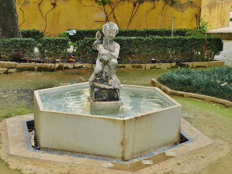 La Casa de Pilatos (19): El Jardín Chico y el Surtidor de Baco.