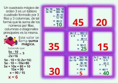 CUADRADOS MÁGICOS 2