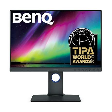 BenQ SW240 Monitor Photographer (AQcolor Technology, 24 pulgadas, 1920 x 1200, AdobeRGB/P3 Wide Color, HDR, Calibración de hardware, Compatible para MacBook Pro M1/M2)