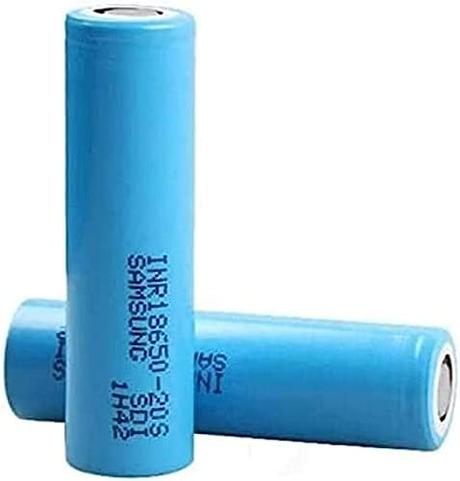 2 Piezas 18650 2000mAh 3.7V Li-Ion 18650 Baterías Recargables