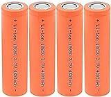 Batería de Iones de Litio de 3,7 V 18650 4800 mAh, Recargable para intercomunicador, Linterna de Cabeza, luz LED, Timbre de vídeo, cámara, Control Remoto, Mini Ventilador, 4 Piezas