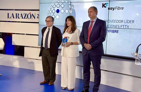 KeyFibre premiada por La Razón como proveedor líder en soluciones FTTX KeyFibre premiada por La Razón como proveedor líder en soluciones FTTX