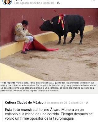 Álvaro Múnera: ayer, “matador” de toros; hoy, protector de animales. Álvaro Múnera: ayer, “matador” de toros; hoy, protector de animales.