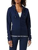 Tommy Hilfiger Mujer Sudadera con Capucha y Cremallera, Azul (Navy Blazer), M