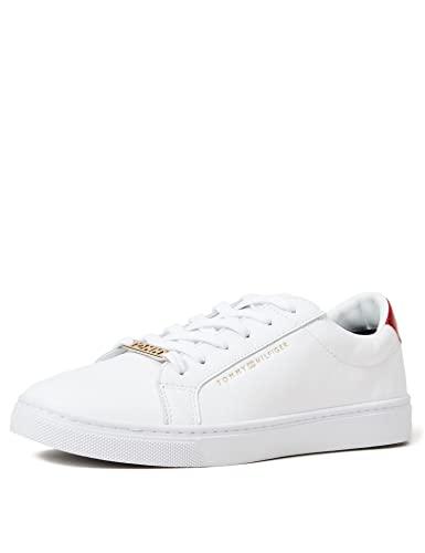 Tommy Hilfiger Mujer Sneaker Suela Cupsole Essential Zapatillas, Multicolor (Red/White/Blue), 39 EU