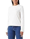 Tommy Hilfiger 1985 REG MINI CORP LOGO C-NK LS, Mujer, Weathered White, S