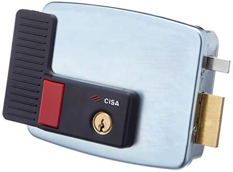 Cerradura eléctrica Cisa, 12 V, galvanizada, plateado, 11731601, 12V