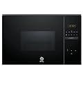 Balay, 3CG5175N2, Microondas Integrable, Grill, 38 cm, 25 l, 800W, Aqualisis, Ap. lateral izquierda, Cristal Negro