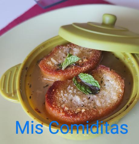 SOPA DE CHAMPIÑONES ESTILO JAMIE OLIVER