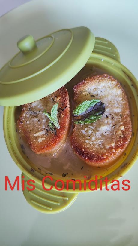 SOPA DE CHAMPIÑONES ESTILO JAMIE OLIVER