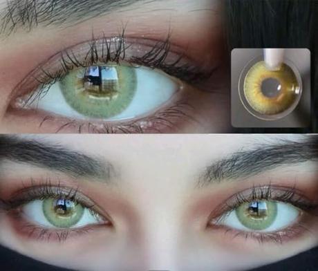 Lentes de contacto de color Verde (Sin Graduar) de Hidrogel con una uración de hasta 1 Año